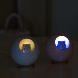 image-USB Planet Cat Humidifier Mini Desktop Ultrasonic Mist Maker