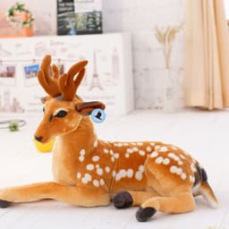 image-Plush Sika Deer Doll 75cm PP Cotton Filled Home Decoration Toy