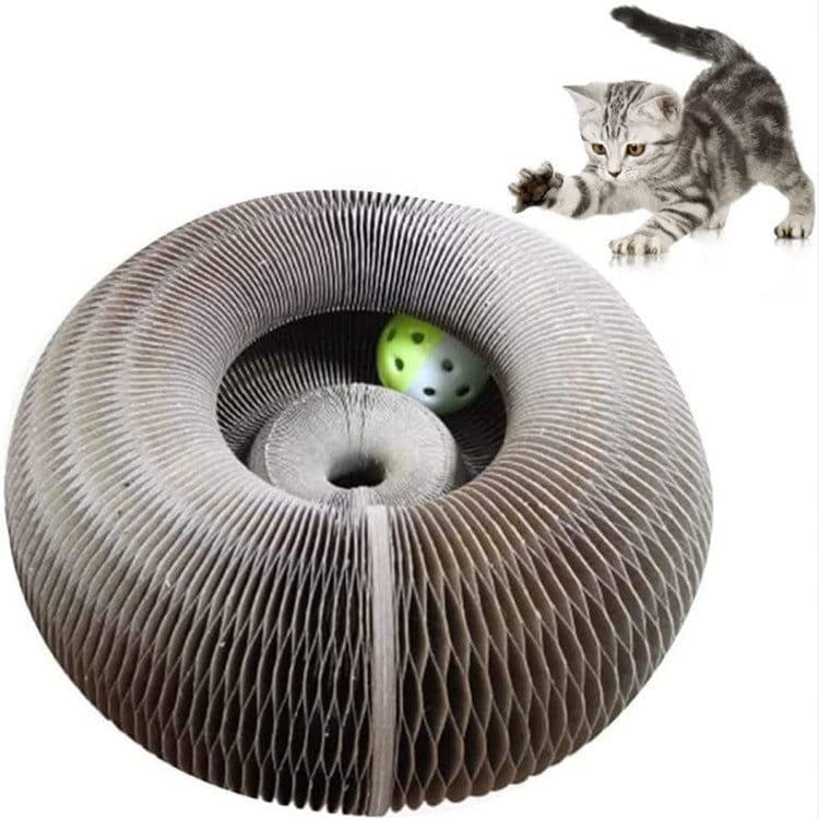 image-Love Meow Cat Scratching Board Corrugated Paper 24x24x10cm