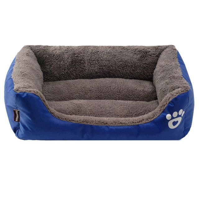 image-Waterproof Pet Mat Plush Removable Washable Dog Bed Round Cotton