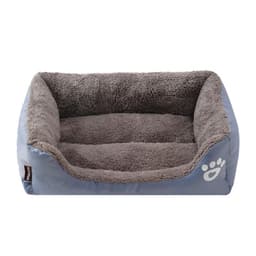 image-Waterproof Pet Mat Plush Removable Washable Dog Bed Round Cotton