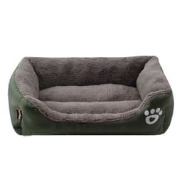 image-Waterproof Pet Mat Plush Removable Washable Dog Bed Round Cotton
