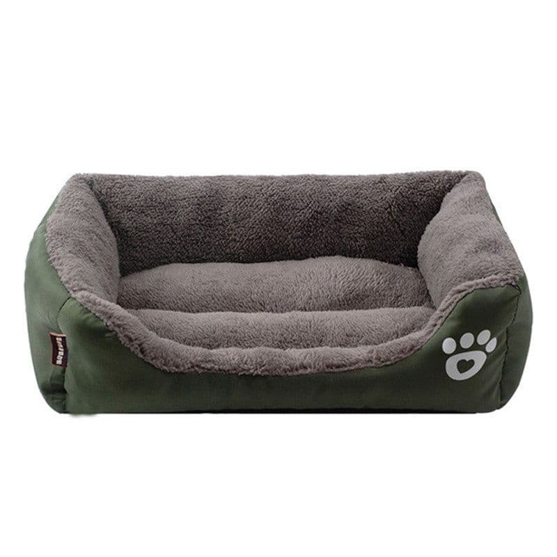 image-Waterproof Pet Mat Plush Removable Washable Dog Bed Round Cotton