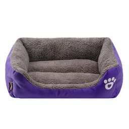 image-Waterproof Pet Mat Plush Removable Washable Dog Bed Round Cotton