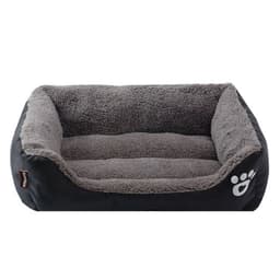 image-Waterproof Pet Mat Plush Removable Washable Dog Bed Round Cotton