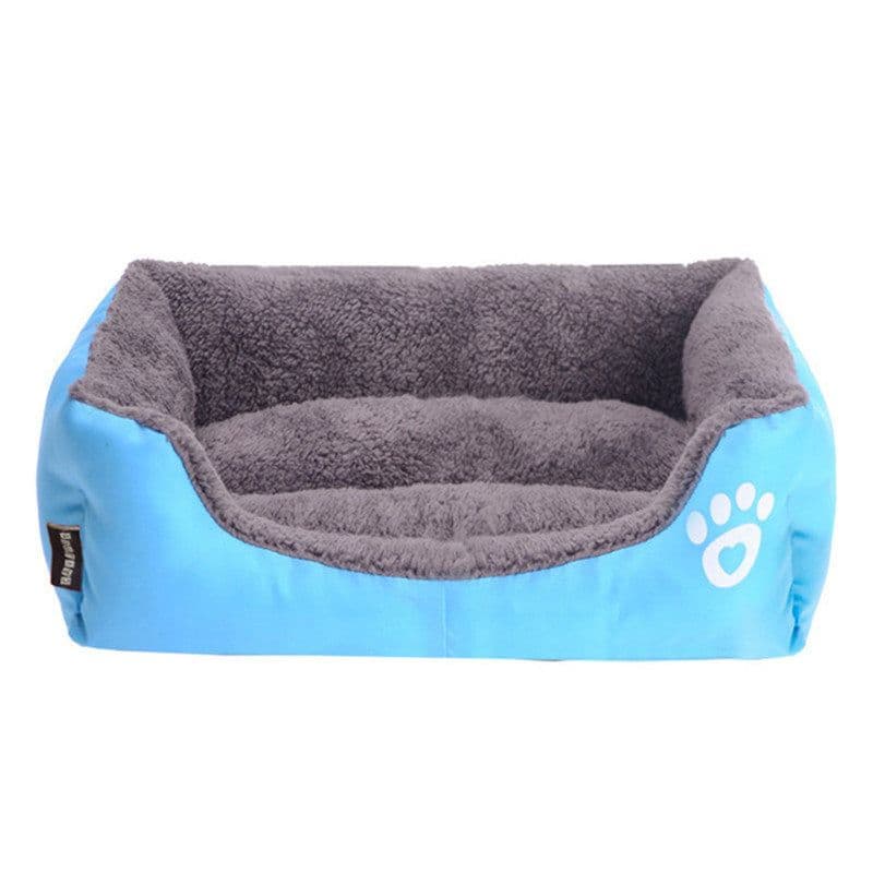 image-Waterproof Pet Mat Plush Removable Washable Dog Bed Round Cotton