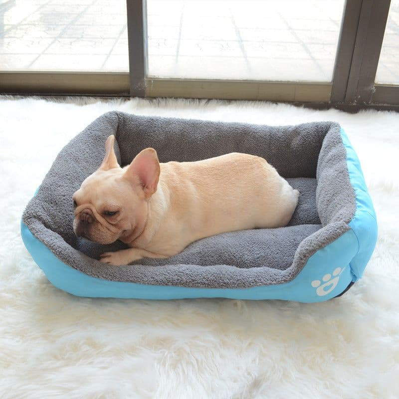 image-Waterproof Pet Mat Plush Removable Washable Dog Bed Round Cotton
