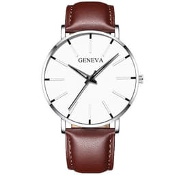 image-Dance Jockey Unisex Mesh Belt Quartz Watch Stainless Steel