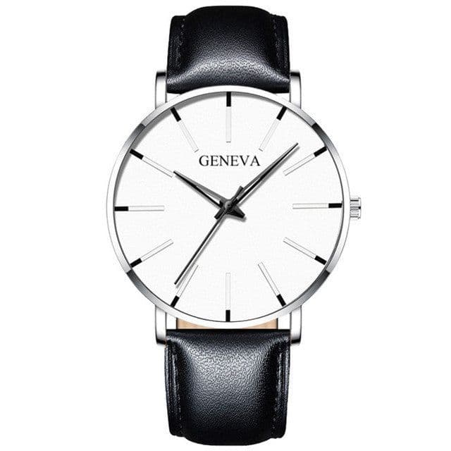 image-Dance Jockey Unisex Mesh Belt Quartz Watch Stainless Steel