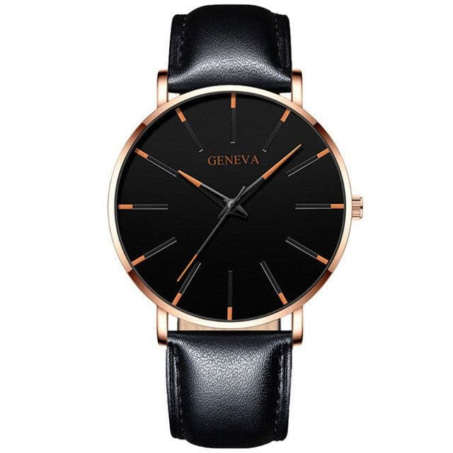 image-Dance Jockey Unisex Mesh Belt Quartz Watch Stainless Steel