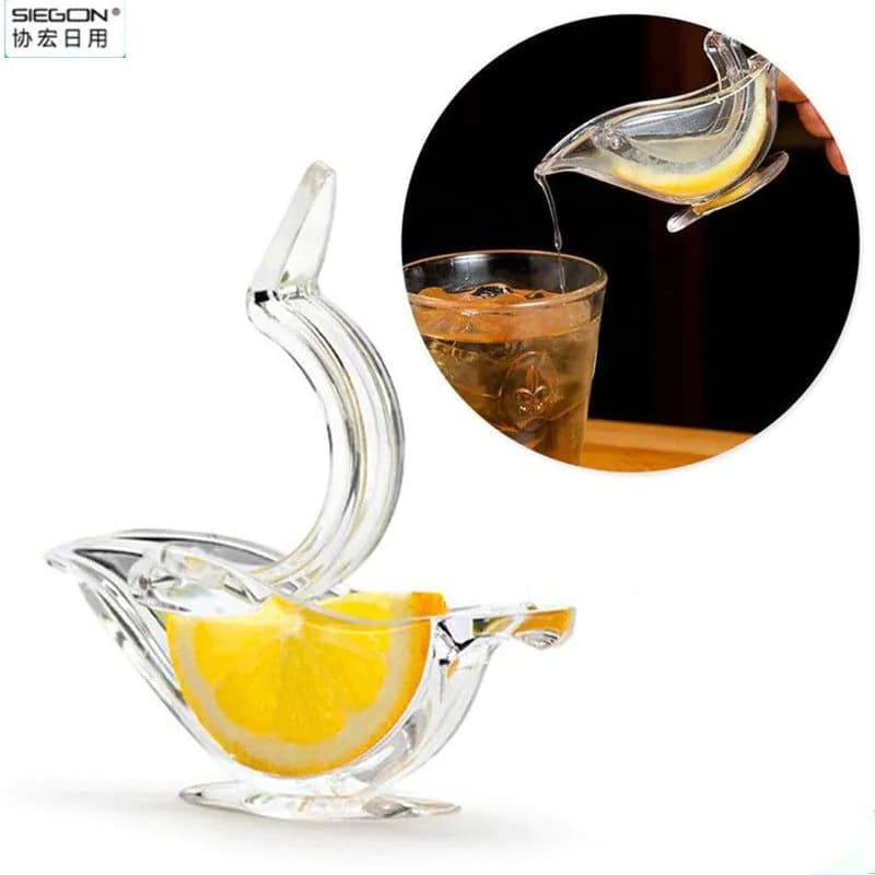 image-Xiehong Manual Acrylic Lemon Juicer 12cm Transparent PMMA