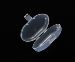 image-Baby Finger Toothbrush Storage Box PP Material Pink