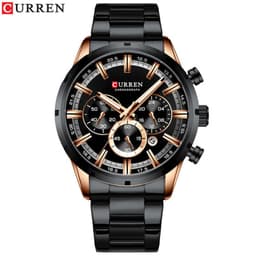 image-CURREN 8355 Men's Waterproof Quartz Watch Stainless Steel