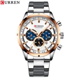 image-CURREN 8355 Men's Waterproof Quartz Watch Stainless Steel