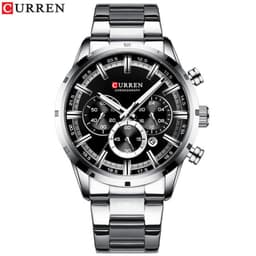 image-CURREN 8355 Men's Waterproof Quartz Watch Stainless Steel