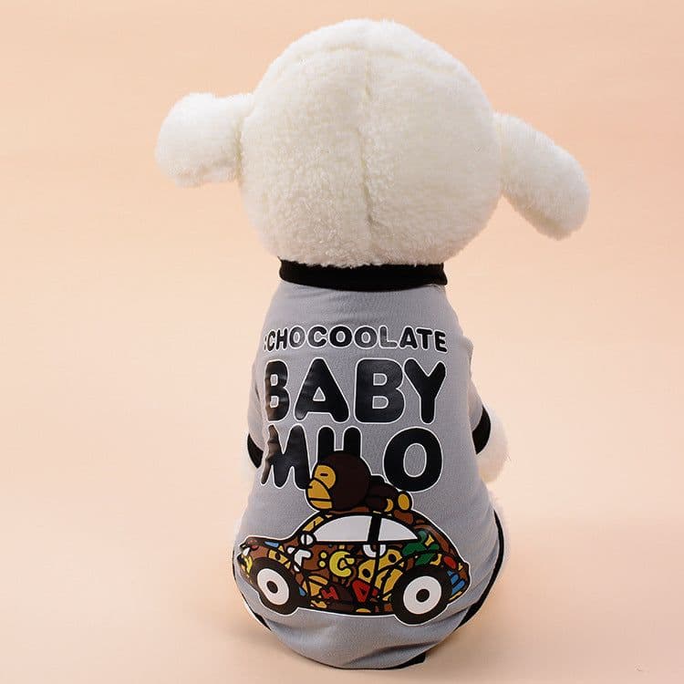 image-Dog Vest Pet Clothing Cotton Casual Universal XXL Black