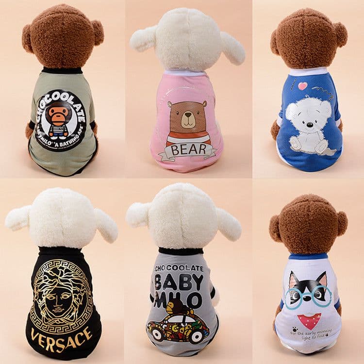 image-Dog Vest Pet Clothing Cotton Casual Universal XXL Black