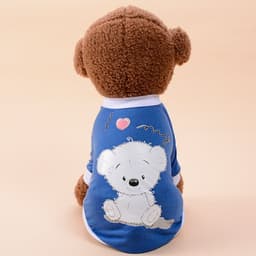 image-Dog Vest Pet Clothing Cotton Casual Universal XXL Black