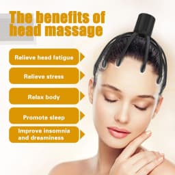 image-Electric Head Scalp Massager 12-Claw Rechargeable Vibrating