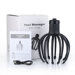 image-Electric Head Scalp Massager 12-Claw Rechargeable Vibrating
