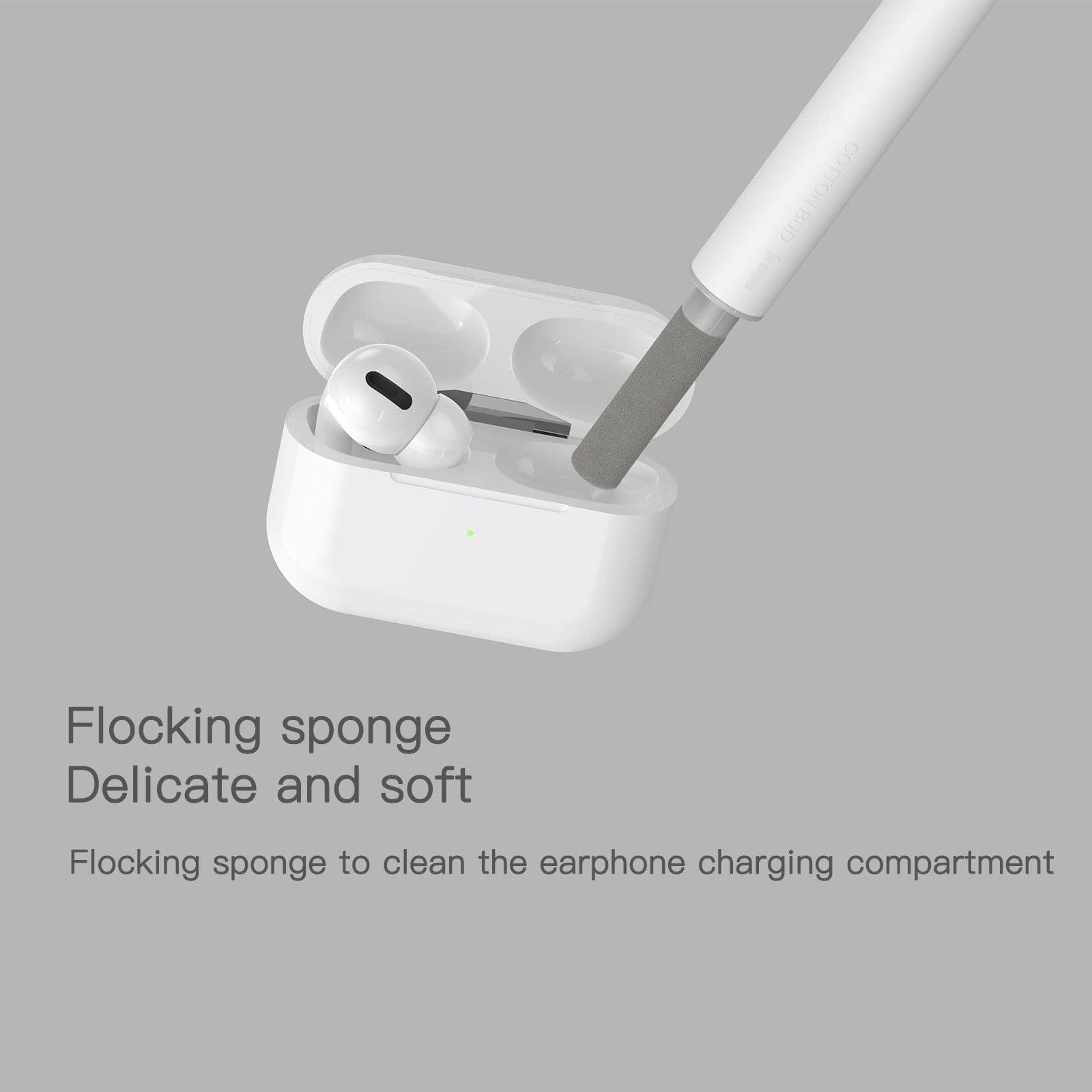 image-Bluetooth Earphone Cleaning Pen with Brush and Dust Removal Tool