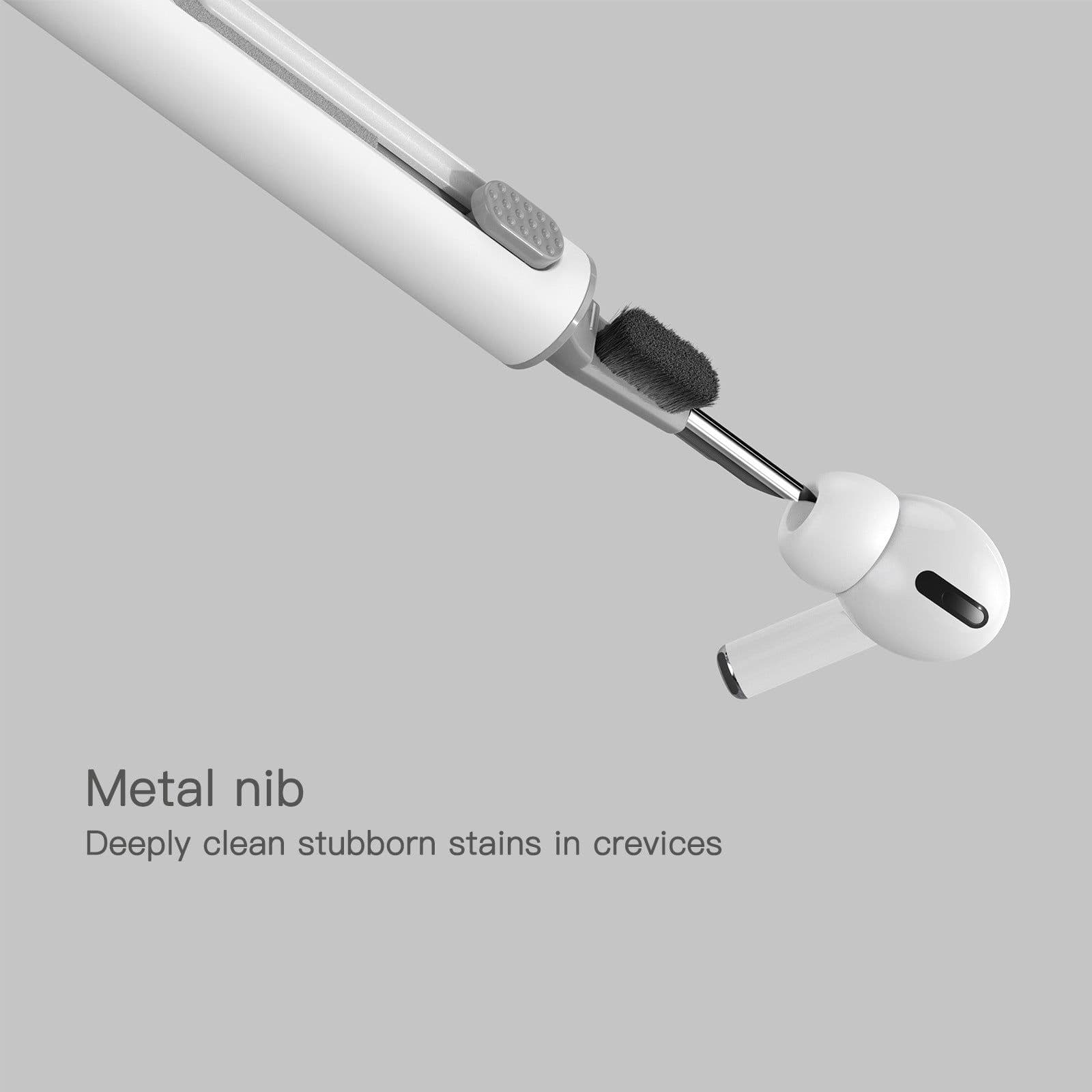 image-Bluetooth Earphone Cleaning Pen with Brush and Dust Removal Tool