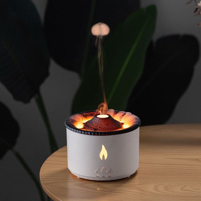 image-Flame Aromatherapy Humidifier Essential Oil Diffuser
