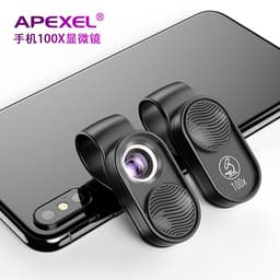 image-APEXEL APL-MS01 100X LED Microscope for Smartphones