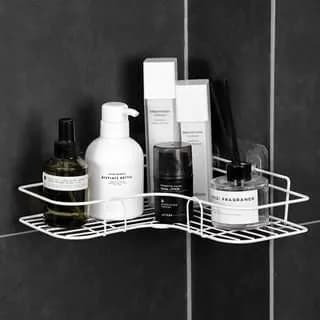 image-Yazhongload Bathroom Triangle Rack Wall-Mounted Storage Shelf