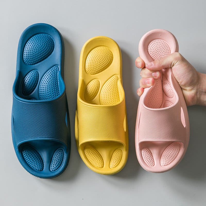 image-Henny Unisex EVA Massage Slippers Thick Sole Non-Slip Sandals