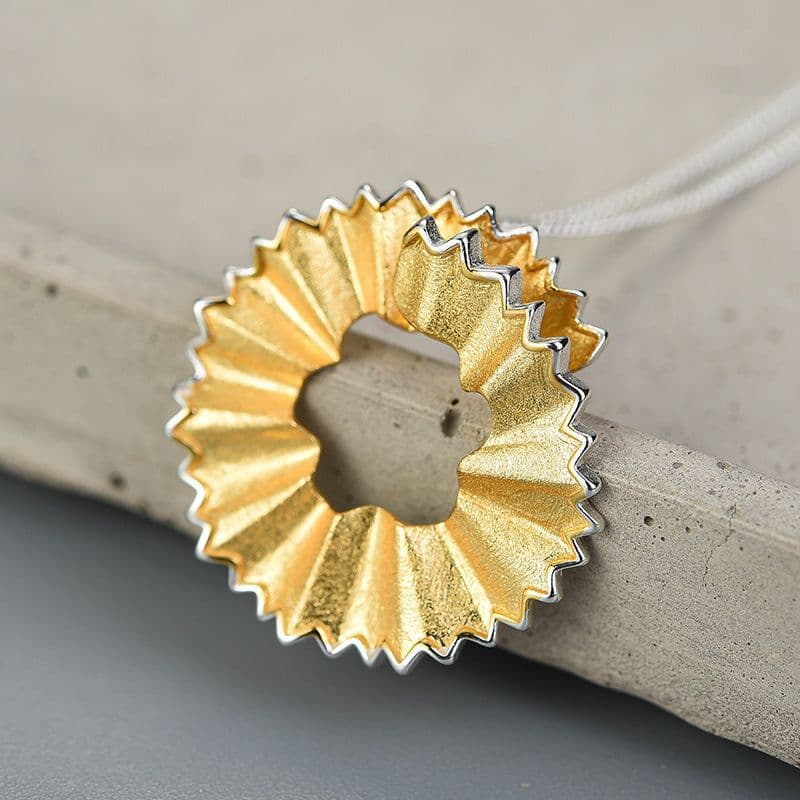 image-Pencil Shavings Pendant Sterling Silver S925