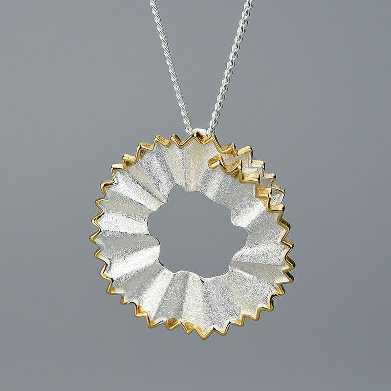 image-Pencil Shavings Pendant Sterling Silver S925