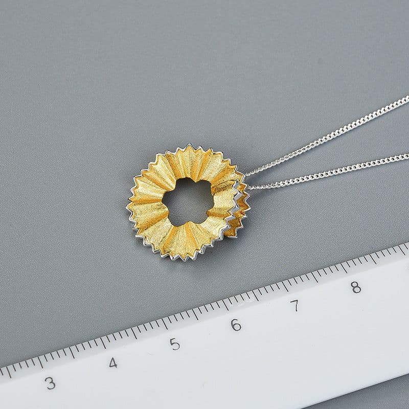 image-Pencil Shavings Pendant Sterling Silver S925