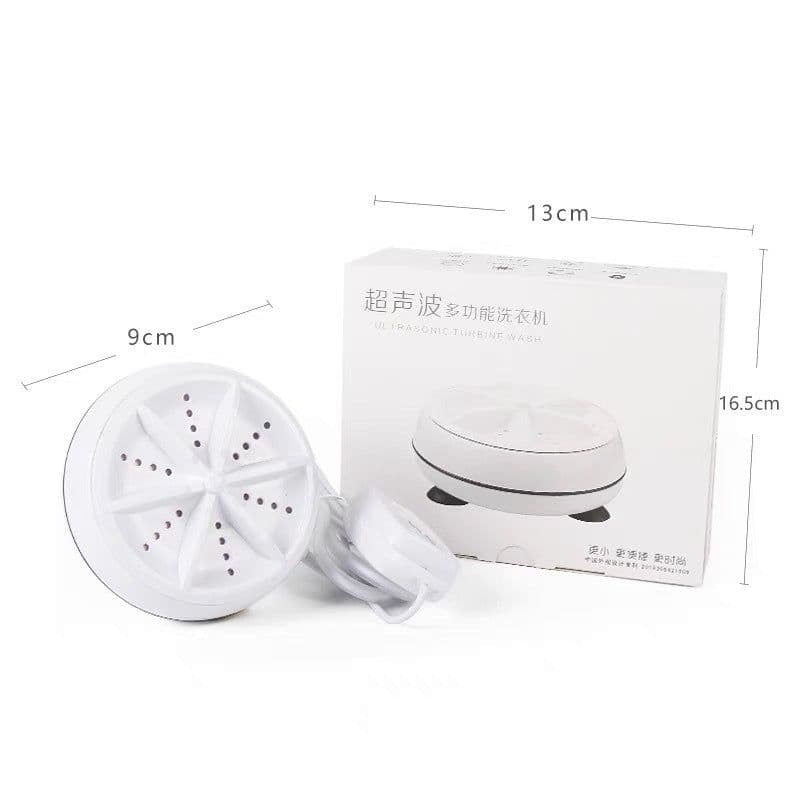 image-Portable Mini USB Ultrasonic Washing Machine for Small Garments