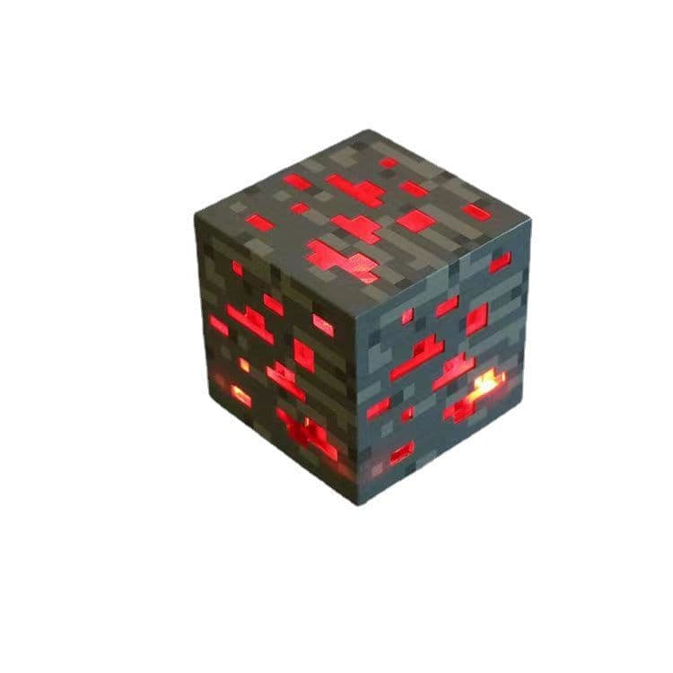 image-Minecraft Rechargeable Torch LED Night Light Voice Control Color Changing