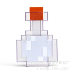 image-Minecraft Rechargeable Torch LED Night Light Voice Control Color Changing