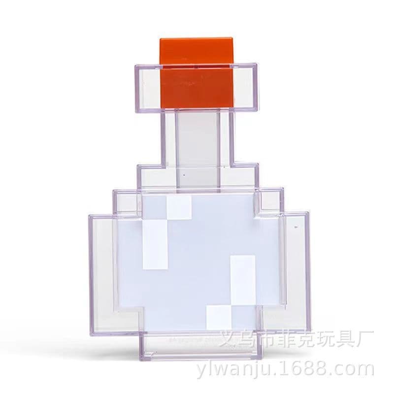 image-Minecraft Rechargeable Torch LED Night Light Voice Control Color Changing