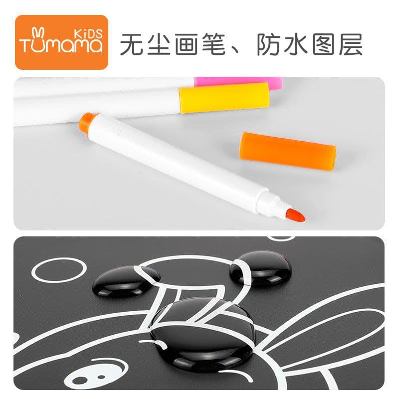 image-Children's Drawing Board Double-Sided Graffiti Writing Board PVC