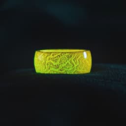 image-Wood Color Changing Luminous Ring R-004 Unisex Glow Jewelry