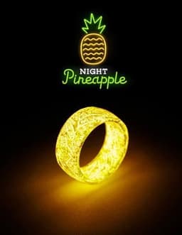 image-Wood Color Changing Luminous Ring R-004 Unisex Glow Jewelry