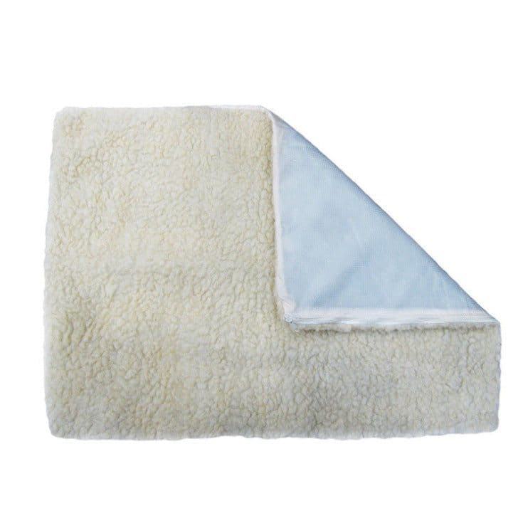 image-Self-Heating Pet Pad Washable Lamb Fleece 90x64cm Dog Cat Mat