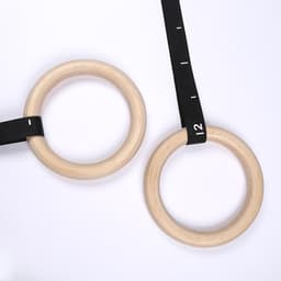 image-Gymnastic Rings Nylon with Adjustable Straps for Pull-Ups