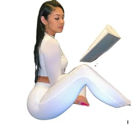 image-Women's Green 2-Piece Tracksuit Long Sleeve Top Pencil Pants Set