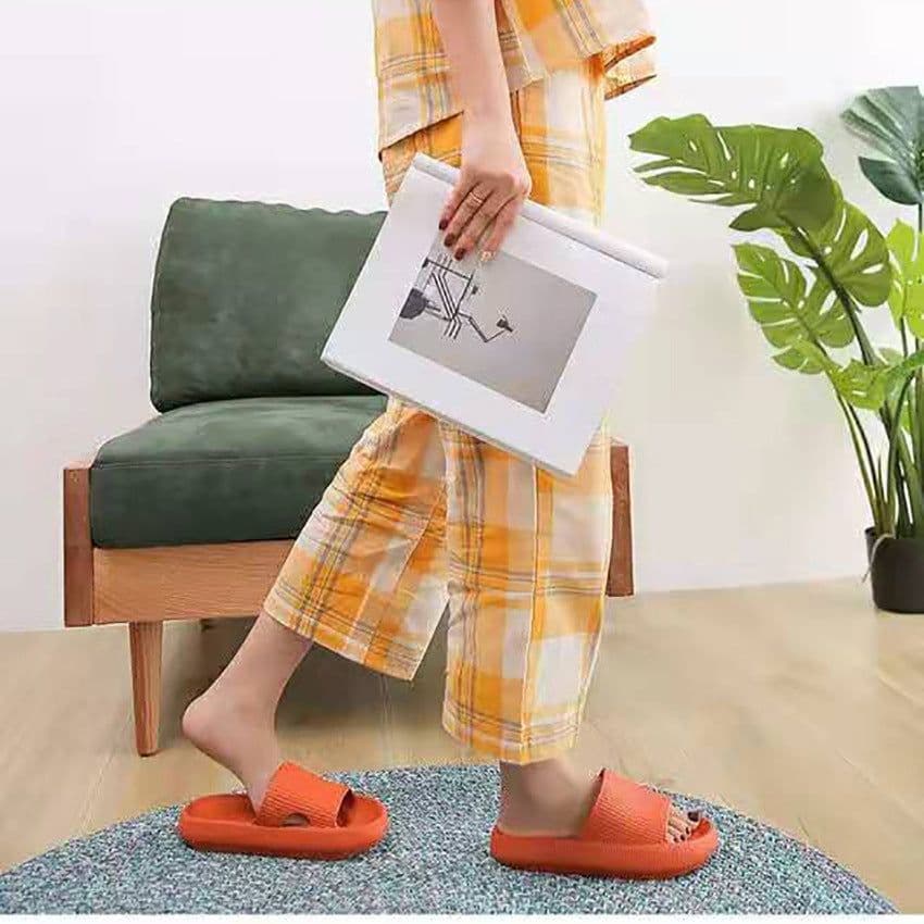 image-EVA Slip-On House Slippers Unisex Thick Sole Sandals