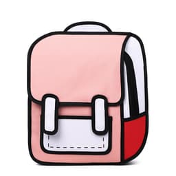 image-Youpu Geometric Print School Backpack 20-35L Oxford Cloth Student Bag
