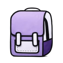 image-Youpu Geometric Print School Backpack 20-35L Oxford Cloth Student Bag