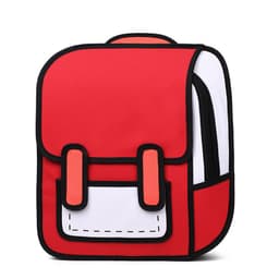 image-Youpu Geometric Print School Backpack 20-35L Oxford Cloth Student Bag