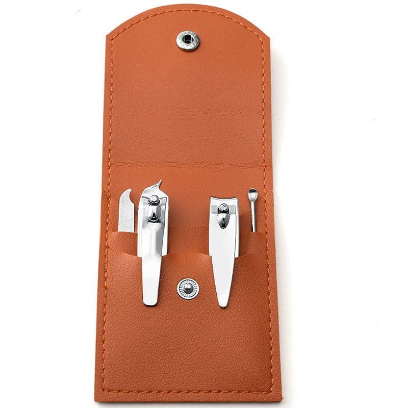 image-18-Piece Nail Clippers Manicure Tool Set Black