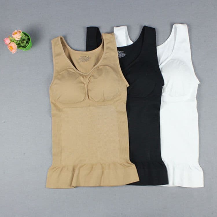 image-camishaperbygenie Seamless Body Shaping Vest Plus Size Shapewear
