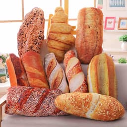 image-Su Di Bread Plush Pillow Cushion Toy 50cm